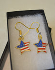 Patriotic earrings