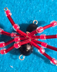 Beaded Spider Earrings
