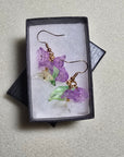 Flowers and Butterfly Earrings