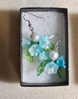 Pearl & Flower Earrings