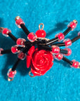 Beaded Spider Earrings