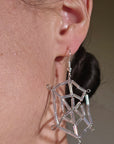 Colored Spiderweb Earrings