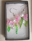 Pearl & Flower Earrings