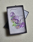 Flowers and Butterfly Earrings