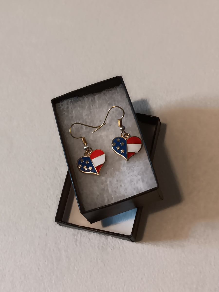 Patriotic earrings