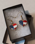 Patriotic earrings