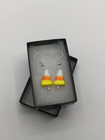 Candy Corn Earrings