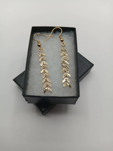 Chevron Chain Earrings