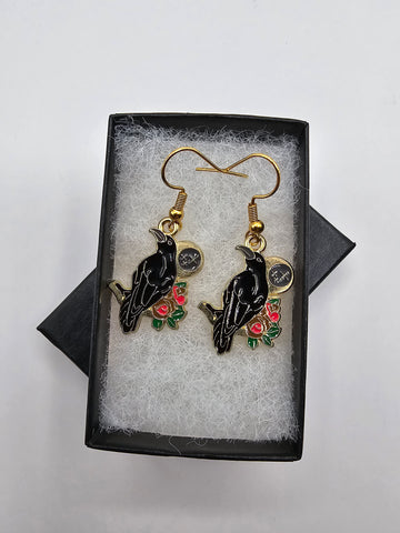 Raven Earrings