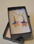 Patriotic earrings