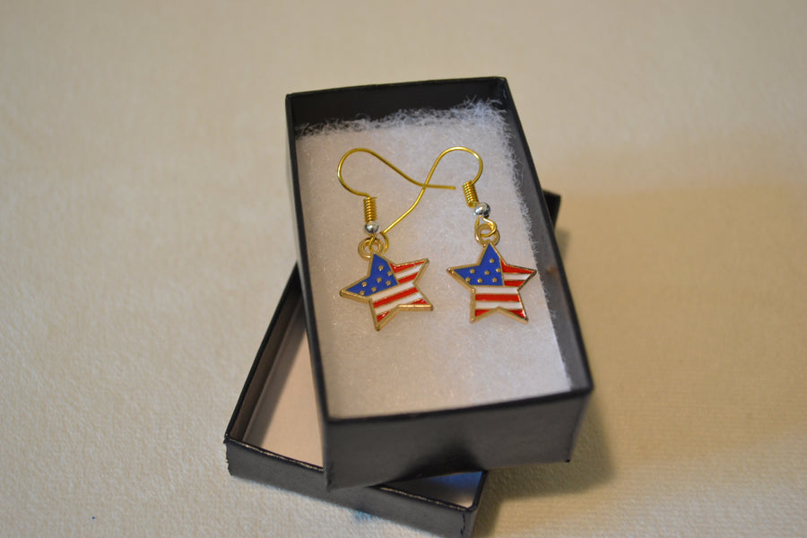 Patriotic earrings