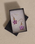 Elegant Sakura Flower Earrings