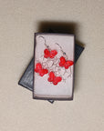 Spiderweb with Butterfly Earrings