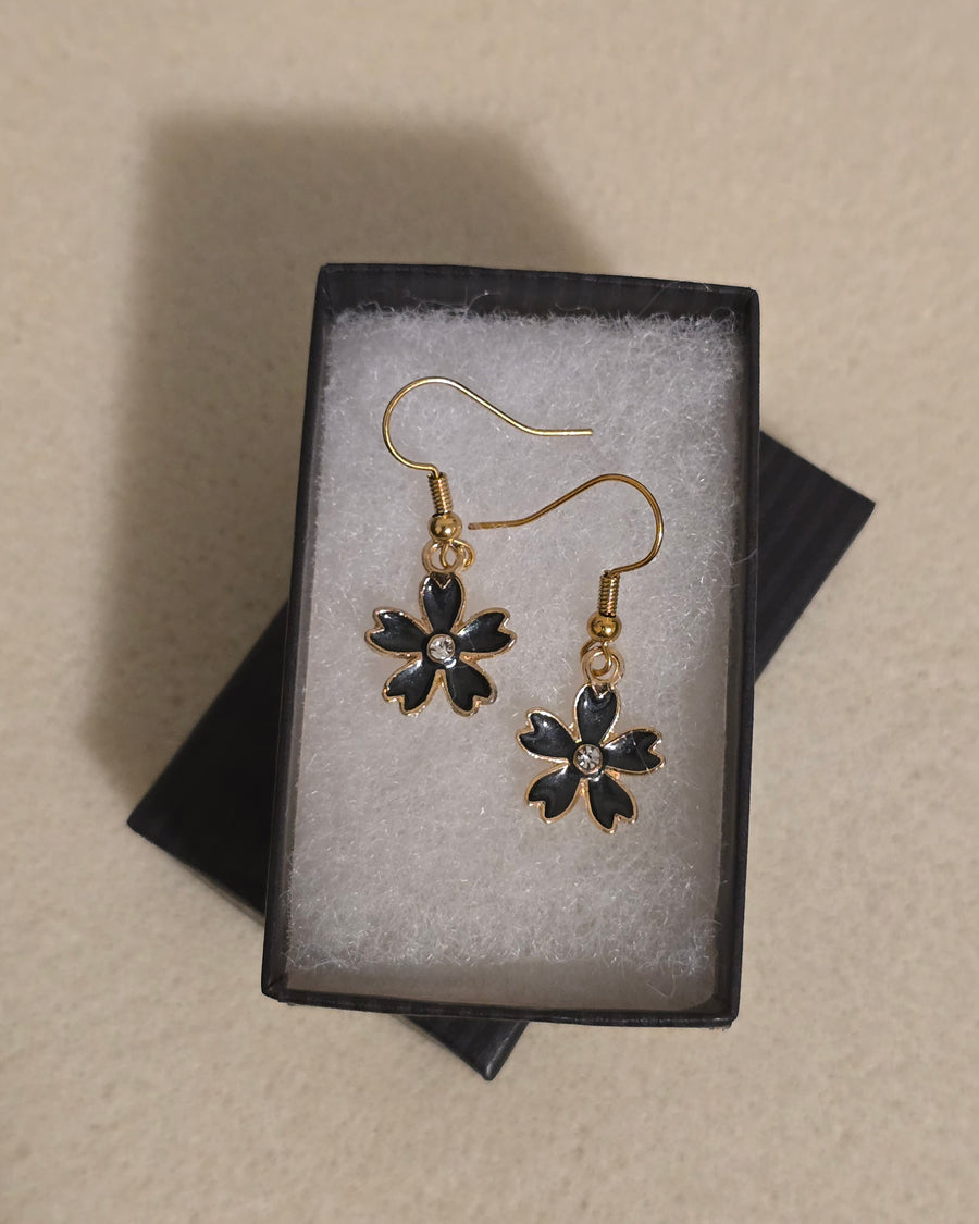 Elegant Sakura Flower Earrings