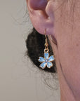 Elegant Sakura Flower Earrings