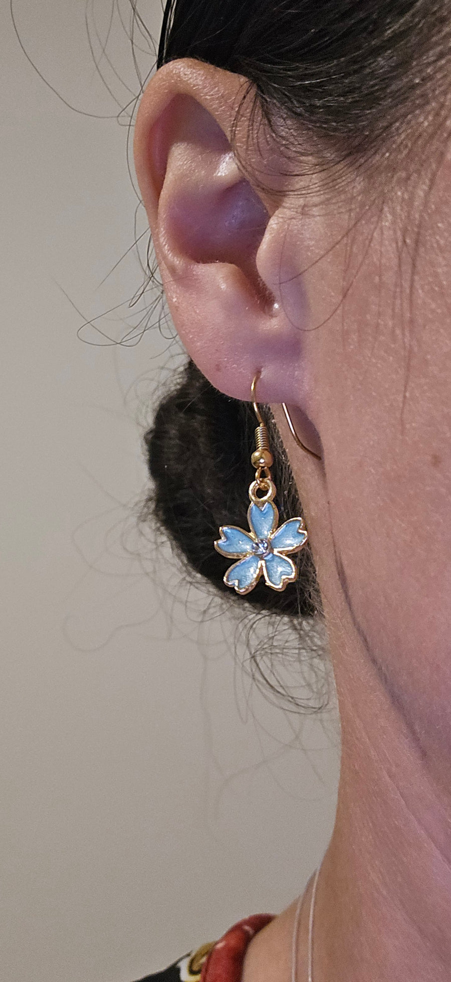 Elegant Sakura Flower Earrings
