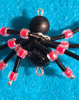 Beaded Spider Earrings