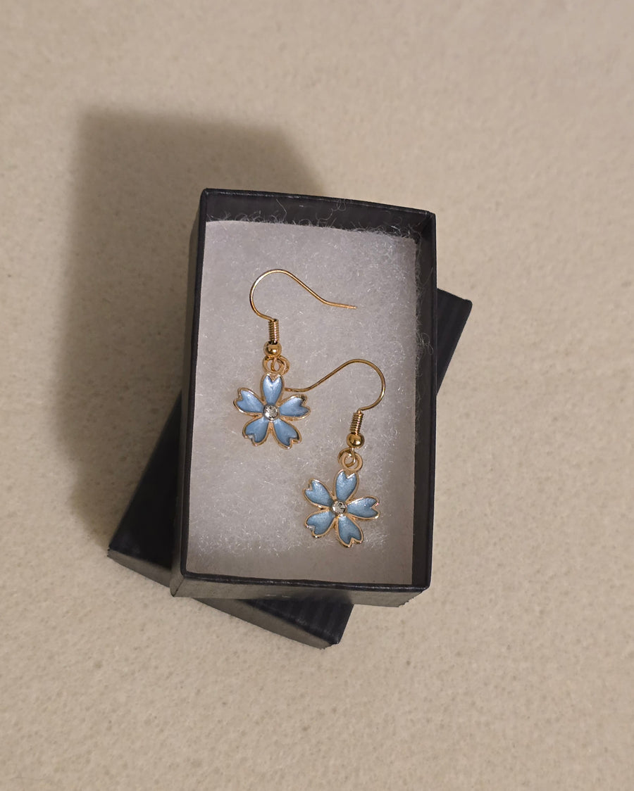 Elegant Sakura Flower Earrings