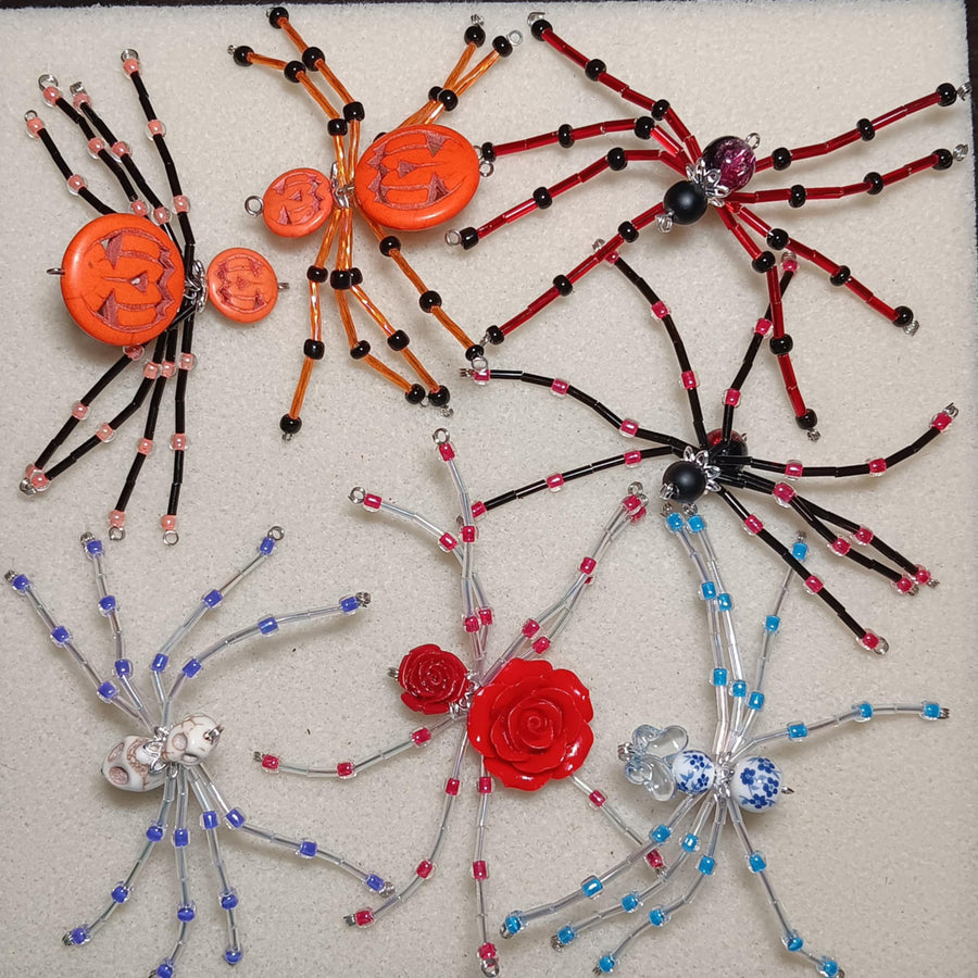Beaded Spiders