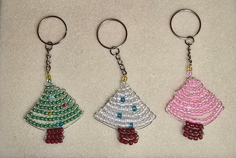 Christmas Tree Keychains
