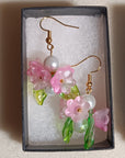 Pearl & Flower Earrings